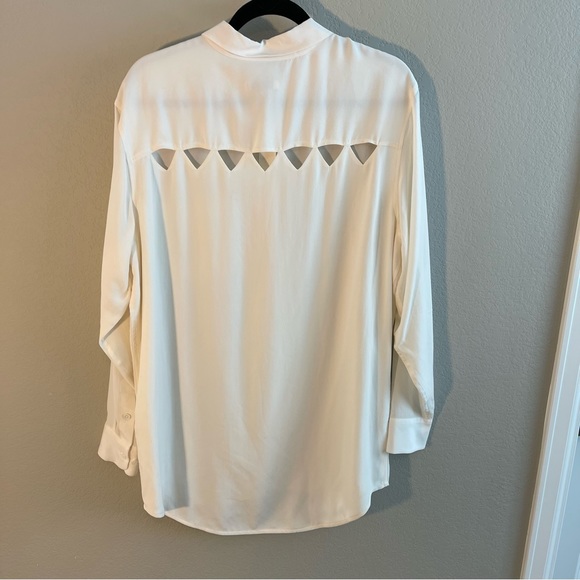 Equipment cream color silk blouse - Picture 2 of 6